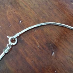 925 Silver box chain necklace